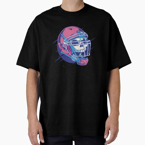 American Football Skull T-Shirt - Graphic Print Men Women - T-Shirt, Sweatshirt, Hoodie
