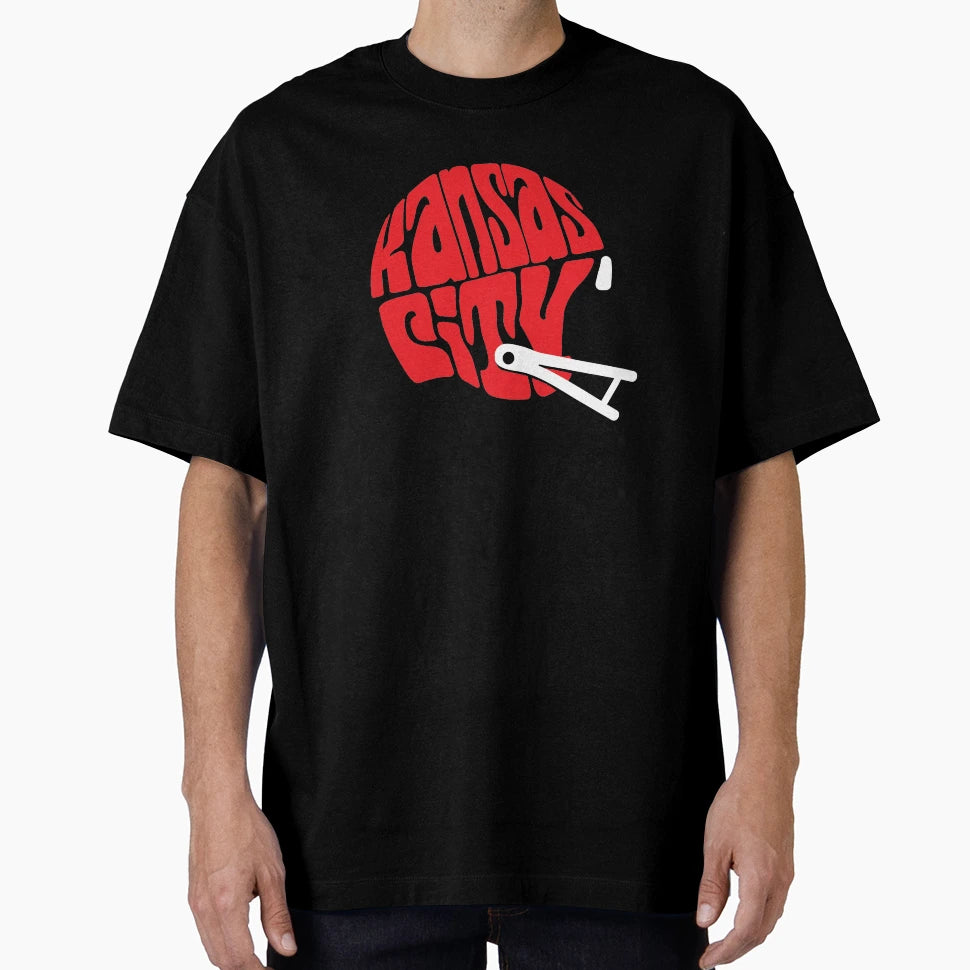 Kansas City Helmet T-Shirt - Unique Graphic Unisex - T-Shirt, Sweatshirt, Hoodie