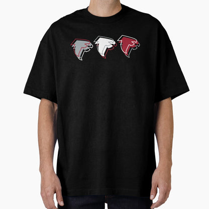 Falcons Black Background T-Shirt - Minimalist Print Men Women - T-Shirt, Sweatshirt, Hoodie