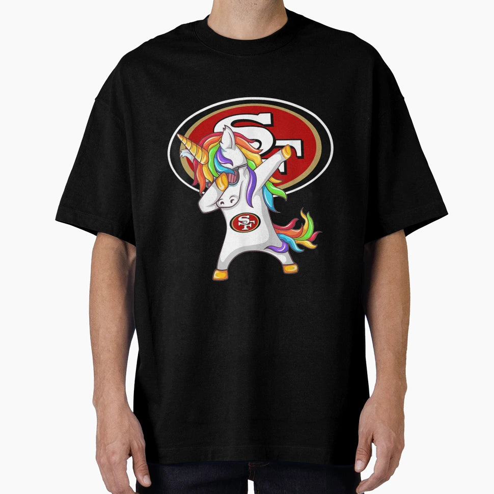 Patrick Unicorn Dabbing Football Team T-Shirt - Trendy Graphic for Adults - T-Shirt, Sweatshirt, Hoodie