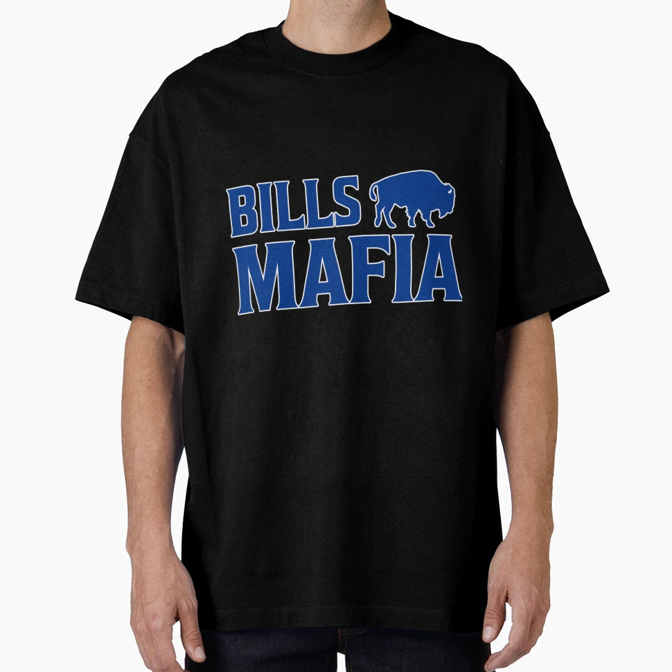 Vintgae New York Blue Buffalo Football T-Shirt - Fun Novelty Design Unisex - T-Shirt, Sweatshirt, Hoodie