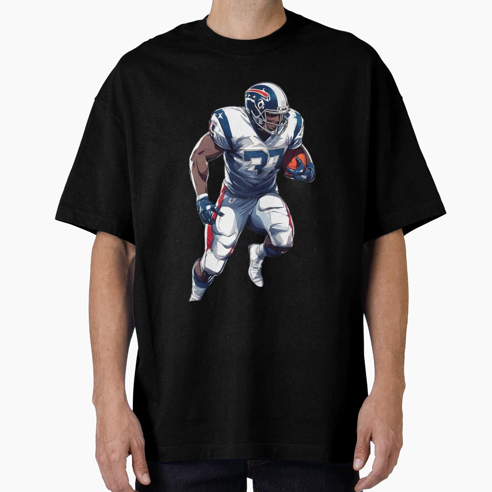 American Football Offensive End T-Shirt - Trendy Graphic for Adults - T-Shirt, Sweatshirt, Hoodie