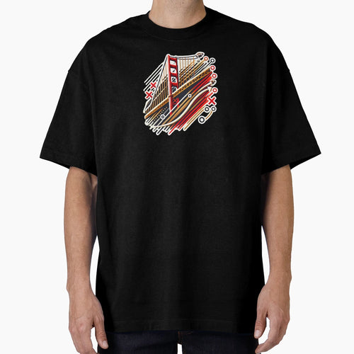 Golden Gate Playbook T-Shirt - Fun Novelty Design Unisex - T-Shirt, Sweatshirt, Hoodie