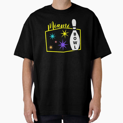 Miami Bowling T-Shirt - Unique Graphic for Adults - T-Shirt, Sweatshirt, Hoodie