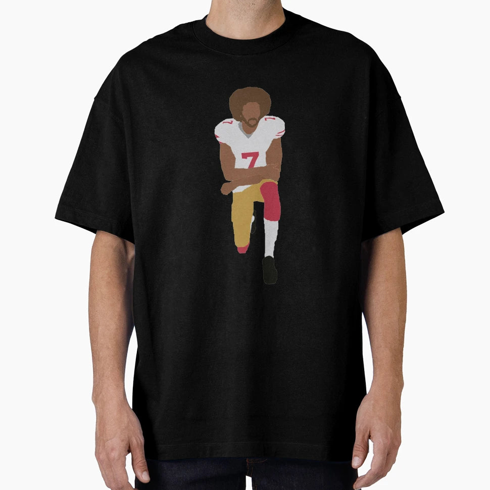 Kneeling Kaepernick T-Shirt - Trendy Graphic for Adults - T-Shirt, Sweatshirt, Hoodie
