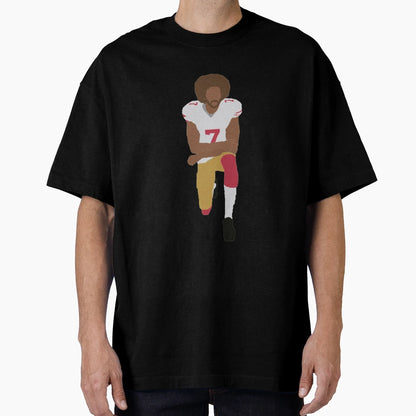 Kneeling Kaepernick T-Shirt - Trendy Graphic for Adults - T-Shirt, Sweatshirt, Hoodie