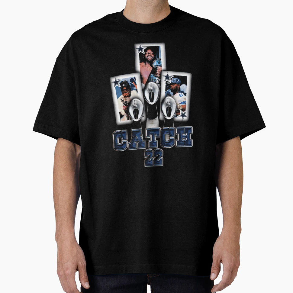 Emmitt Smith Catch 22 T-Shirt - Unique Graphic for Adults - T-Shirt, Sweatshirt, Hoodie