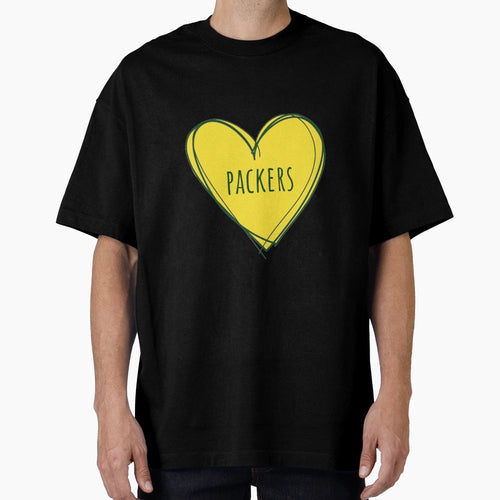Packers Heart T-Shirt - Streetwear Style Unisex - T-Shirt, Sweatshirt, Hoodie