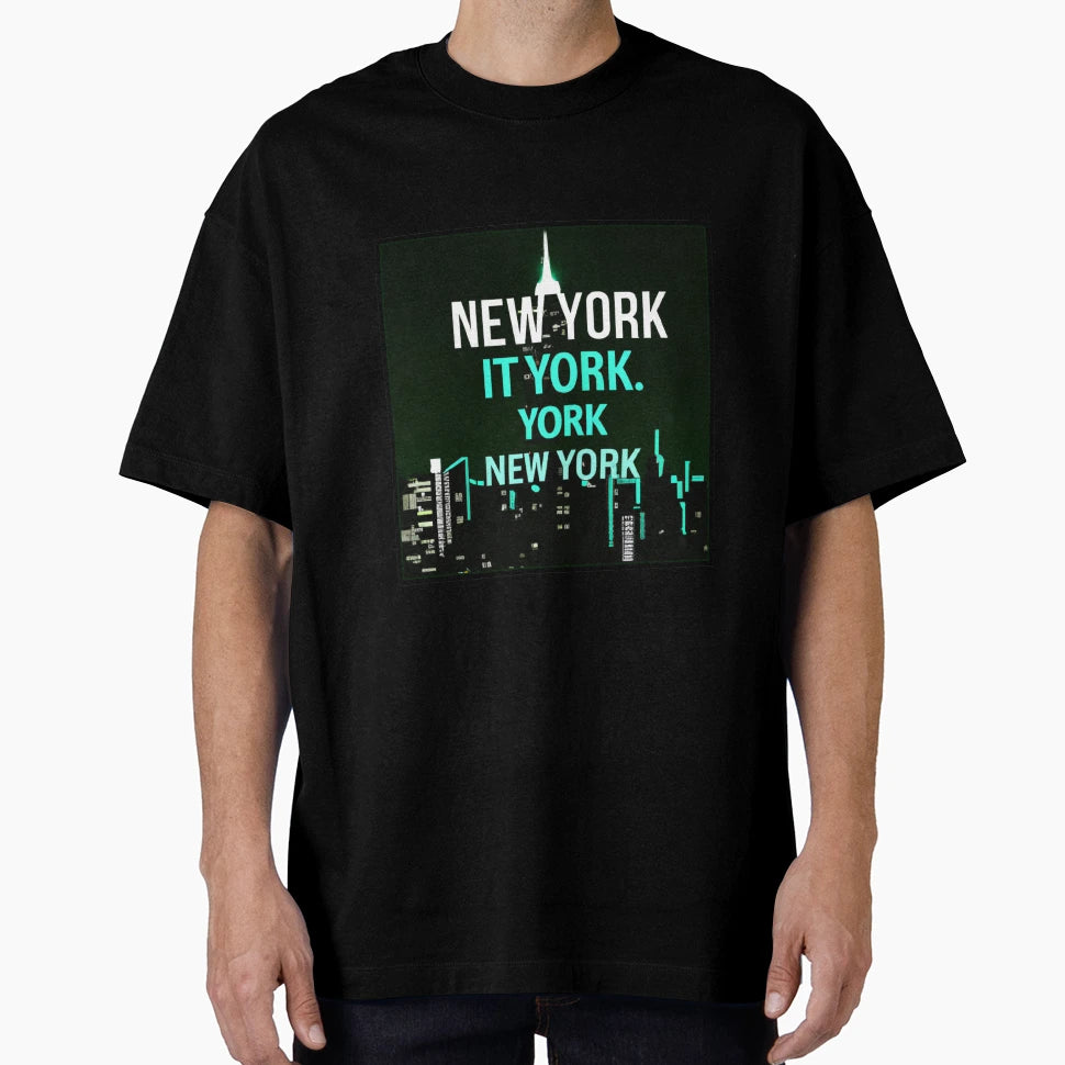 Copy Art I New York Night 2 T-Shirt - Graphic Print Unisex - T-Shirt, Sweatshirt, Hoodie