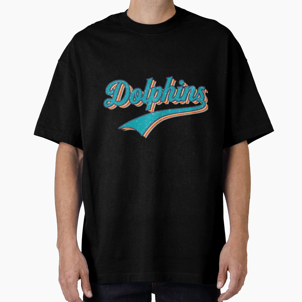 Dolphins Sports Name T-Shirt - Graphic Print for Adults - T-Shirt, Sweatshirt, Hoodie