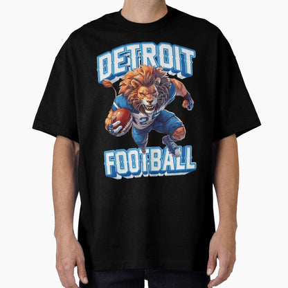 Detroit Lion T-Shirt - Minimalist Print Unisex - T-Shirt, Sweatshirt, Hoodie