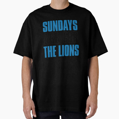 Sundays Are Lions Detroit Football T-Shirt - Fun Novelty Design Unisex - T-Shirt, Sweatshirt, Hoodie