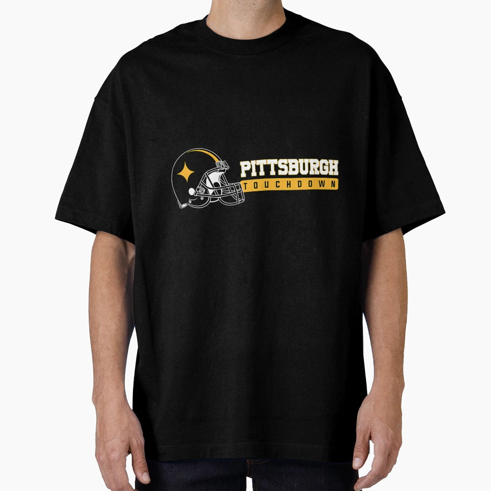 Pittsburgh Football Team Touchdown T-Shirt - Custom Art Print Unisex - T-Shirt, Sweatshirt, Hoodie