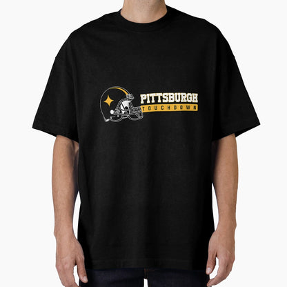 Pittsburgh Football Team Touchdown T-Shirt - Custom Art Print Unisex - T-Shirt, Sweatshirt, Hoodie