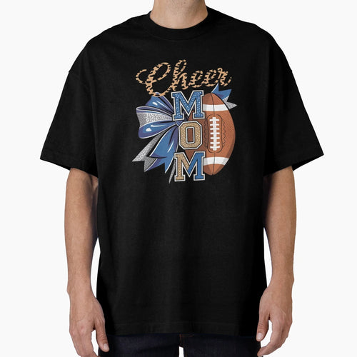 Cheer Mom Pom Pom Football T-Shirt - Streetwear Style Unisex - T-Shirt, Sweatshirt, Hoodie
