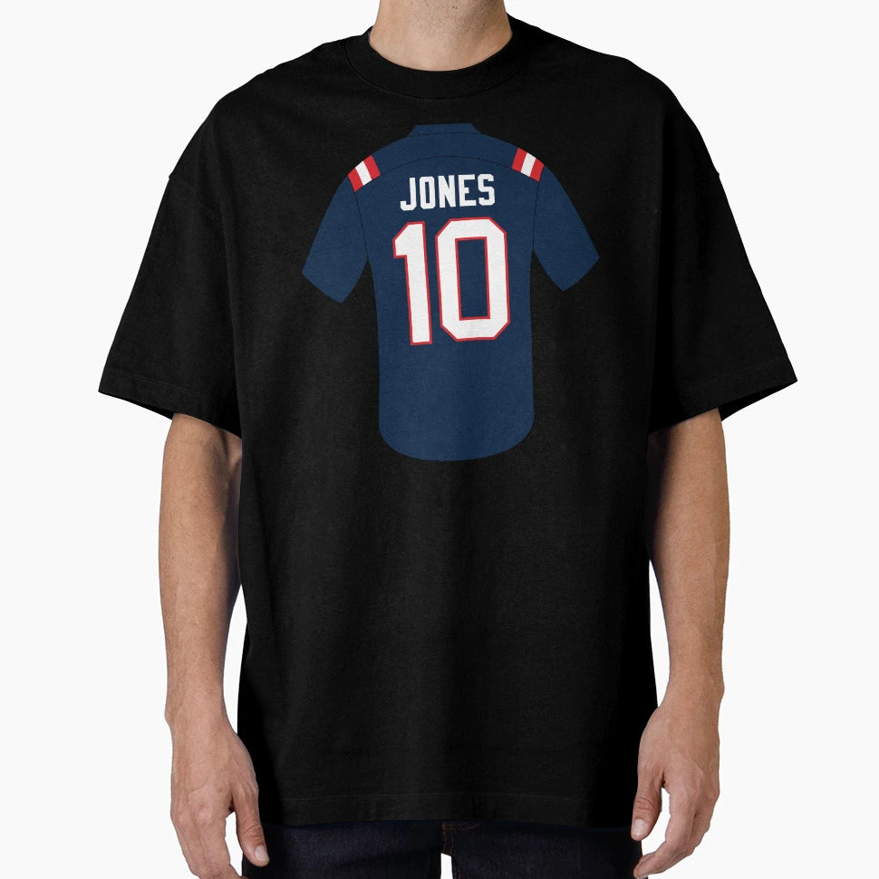 Mac Jones Jersey Number 10 T-Shirt - Aesthetic Graphic for Adults - T-Shirt, Sweatshirt, Hoodie