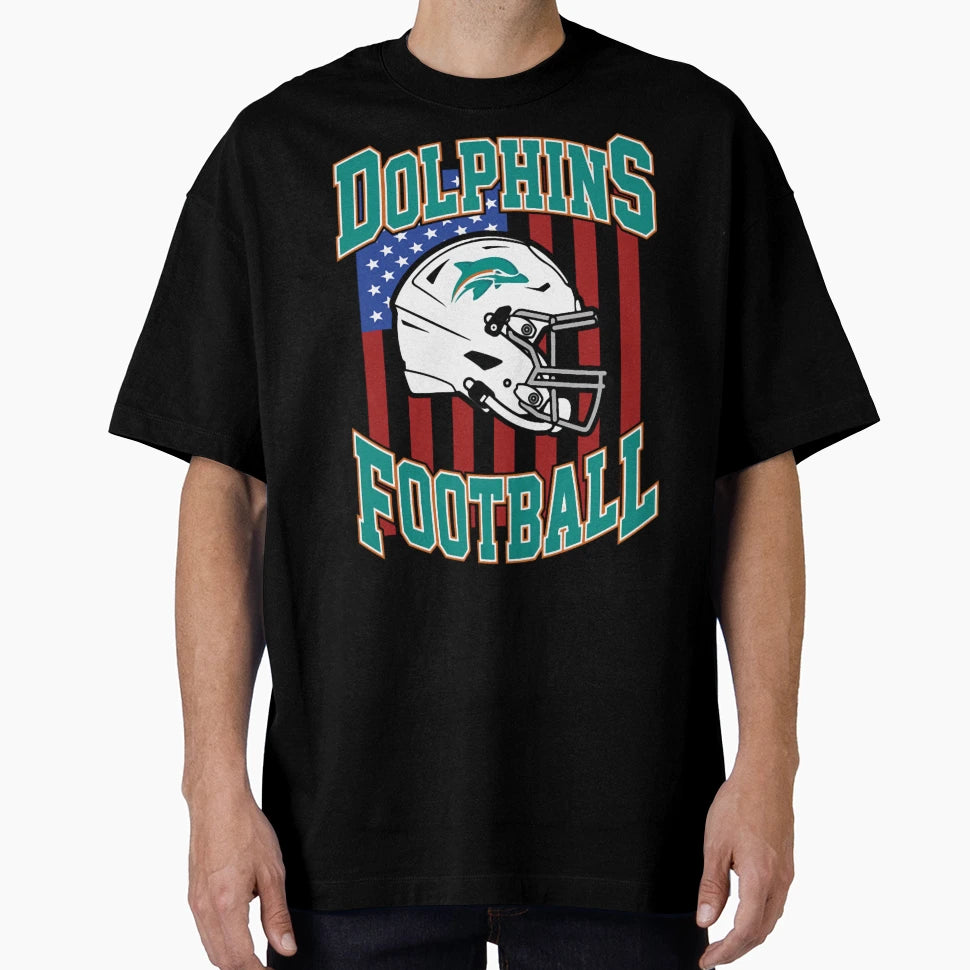 Football Miami Dolphins T-Shirt - Trendy Graphic for Adults - T-Shirt, Sweatshirt, Hoodie