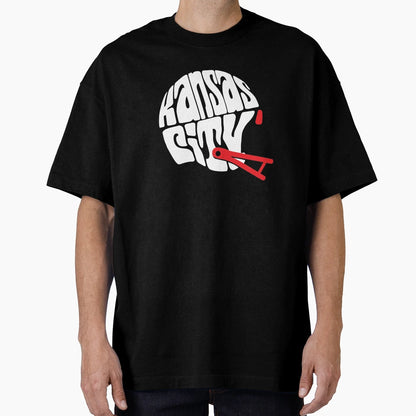 Kansas City Helmet T-Shirt - Custom Art Print Men Women - T-Shirt, Sweatshirt, Hoodie