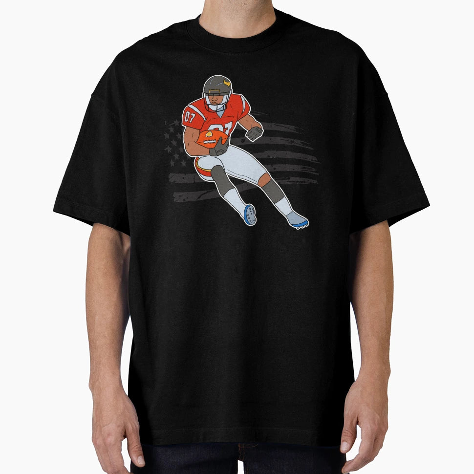 American Football Funny T-Shirt - Graphic Print for Adults - T-Shirt, Sweatshirt, Hoodie