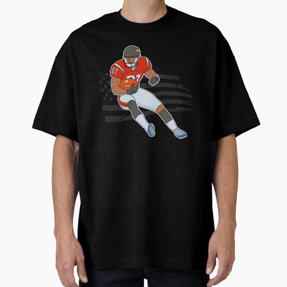 American Football Funny T-Shirt - Graphic Print for Adults - T-Shirt, Sweatshirt, Hoodie