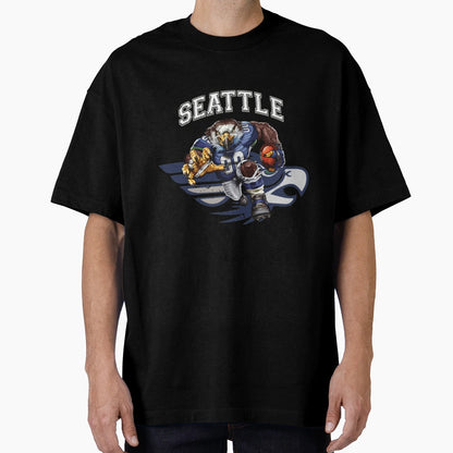 Seattle Football T-Shirt - Novelty Apparel Unisex - T-Shirt, Sweatshirt, Hoodie