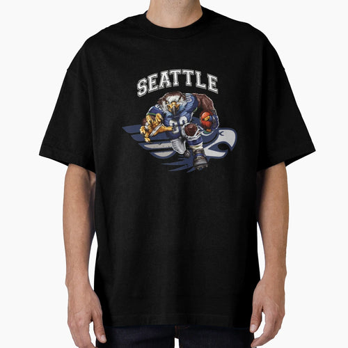 Seattle Football T-Shirt - Novelty Apparel Unisex - T-Shirt, Sweatshirt, Hoodie