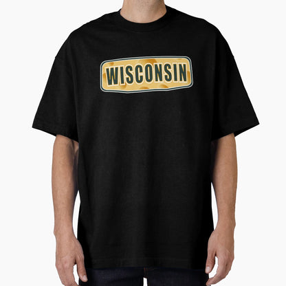 Wisconsin Wide Emblem T-Shirt - Custom Art Print Men Women - T-Shirt, Sweatshirt, Hoodie