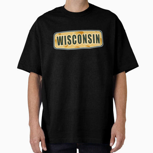 Wisconsin Wide Emblem T-Shirt - Custom Art Print Men Women - T-Shirt, Sweatshirt, Hoodie
