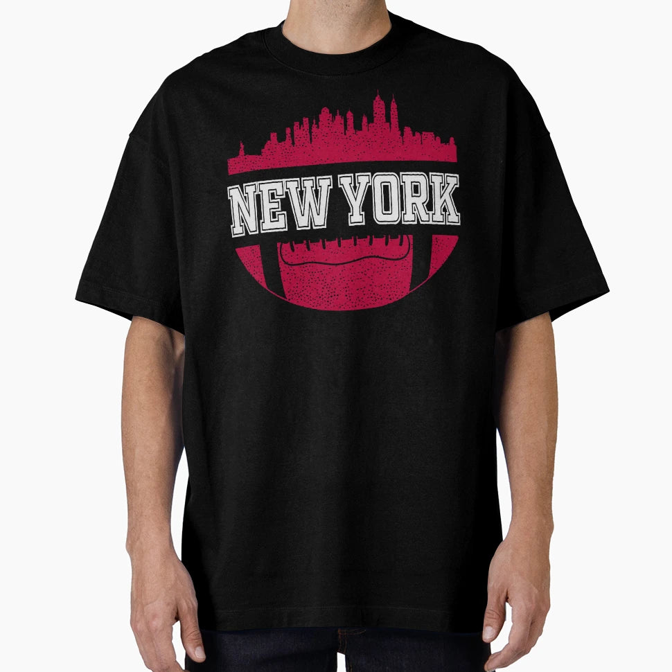 Giants Football Fan New York City Skyline T-Shirt - Graphic Print Unisex - T-Shirt, Sweatshirt, Hoodie
