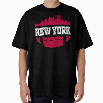 Giants Football Fan New York City Skyline T-Shirt - Graphic Print Unisex - T-Shirt, Sweatshirt, Hoodie