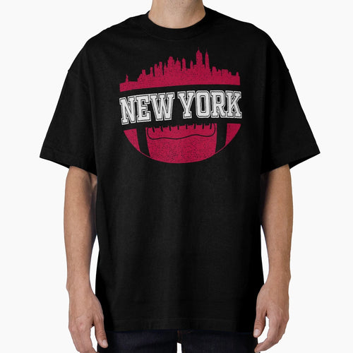 Giants Football Fan New York City Skyline T-Shirt - Graphic Print Unisex - T-Shirt, Sweatshirt, Hoodie