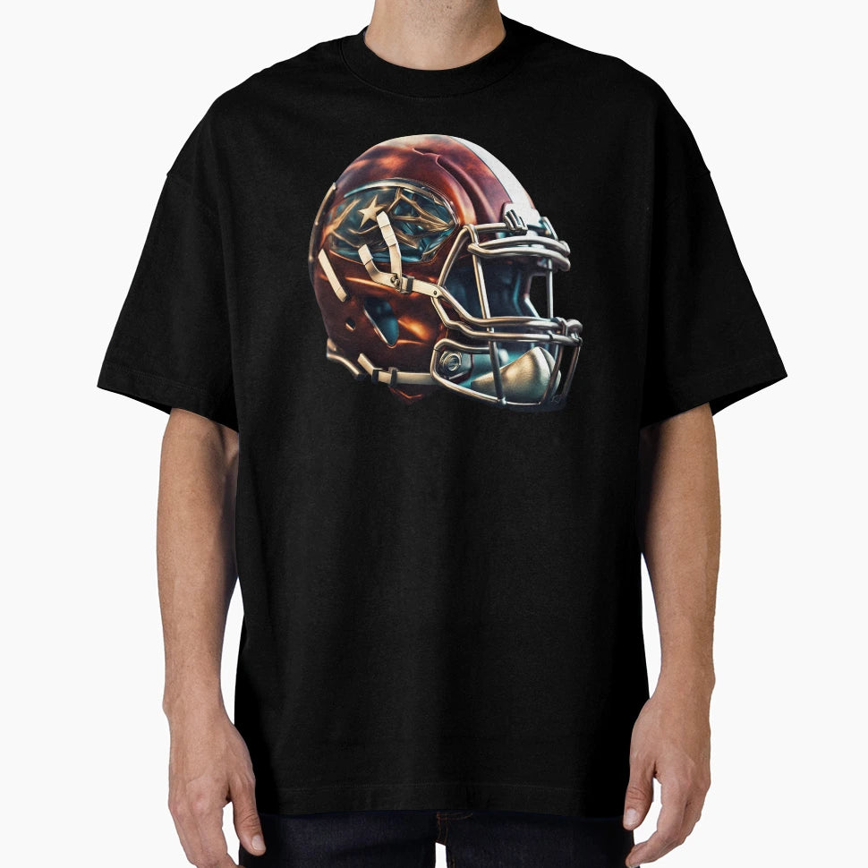 Football Helmet T-Shirt - Trendy Graphic Unisex - T-Shirt, Sweatshirt, Hoodie