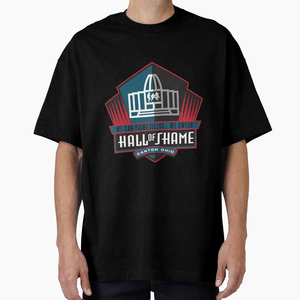 Pro Football Hall Shame Colors T-Shirt - Minimalist Print Unisex - T-Shirt, Sweatshirt, Hoodie