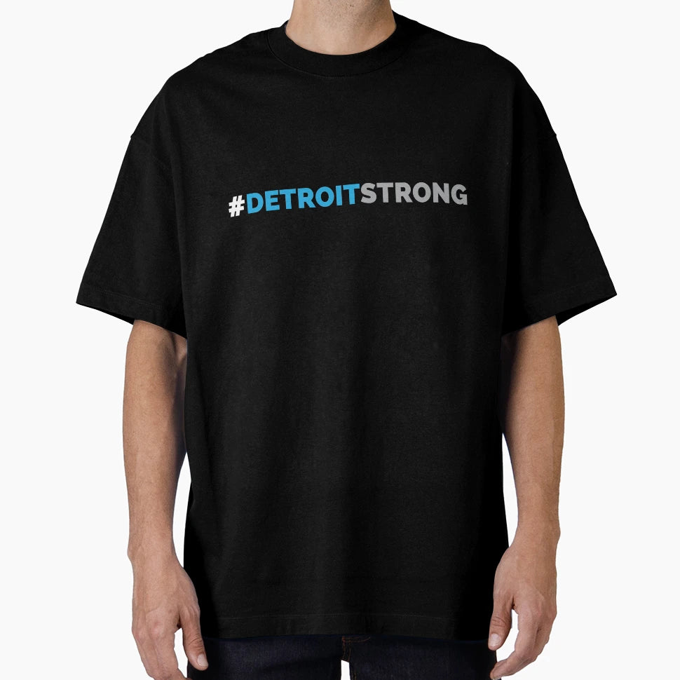 Detroitstrong Lions T-Shirt - Custom Art Print Men Women - T-Shirt, Sweatshirt, Hoodie
