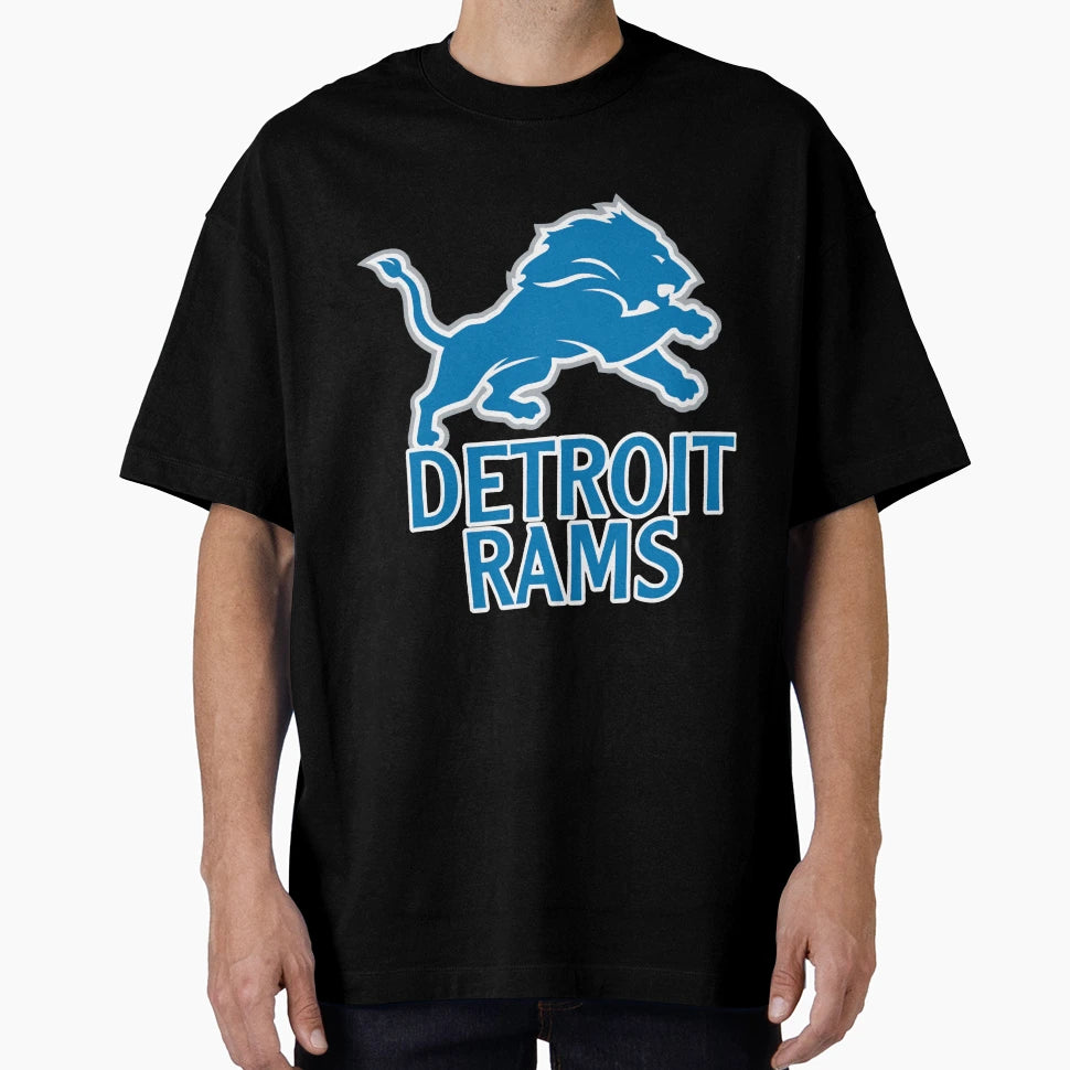 Detroit Rams T-Shirt - Novelty Apparel Unisex - T-Shirt, Sweatshirt, Hoodie
