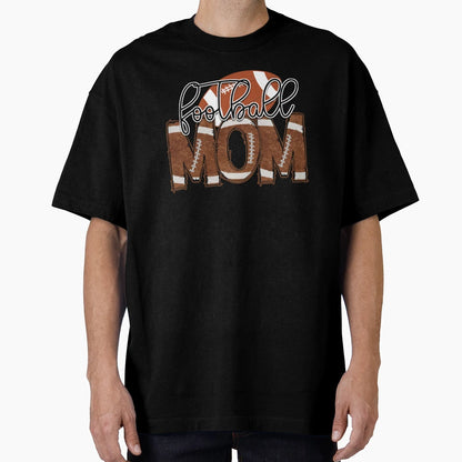 American Football Mom Leopard Cheetah T-Shirt - Trendy Graphic Unisex - T-Shirt, Sweatshirt, Hoodie