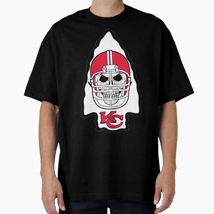 Chiefs Skull T-Shirt - Fun Novelty Design Men Women - T-Shirt, Sweatshirt, Hoodie