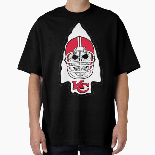Chiefs Skull T-Shirt - Fun Novelty Design Men Women - T-Shirt, Sweatshirt, Hoodie
