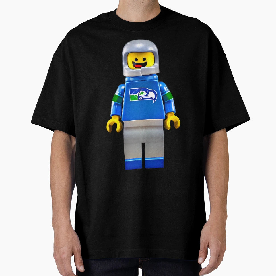 Throwback Spaceman Football Guy T-Shirt - Aesthetic Graphic for Adults - T-Shirt, Sweatshirt, Hoodie