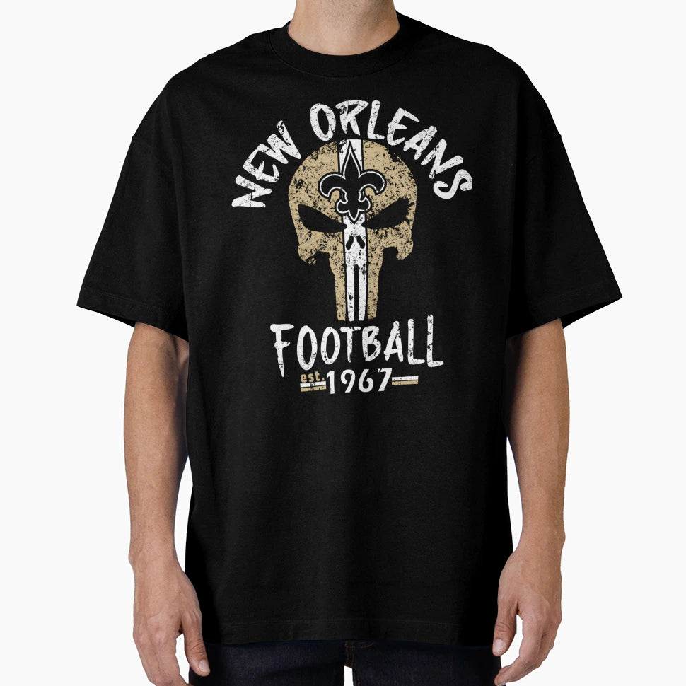 New Orleans Pro Football Grunge T-Shirt - Trendy Graphic Unisex - T-Shirt, Sweatshirt, Hoodie