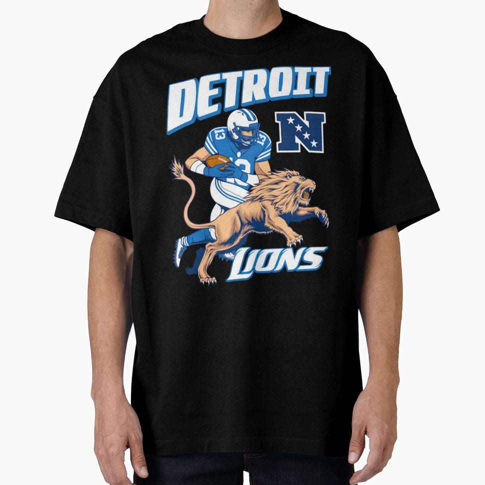 Football Detroit Lions T-Shirt - Aesthetic Graphic Unisex - T-Shirt, Sweatshirt, Hoodie