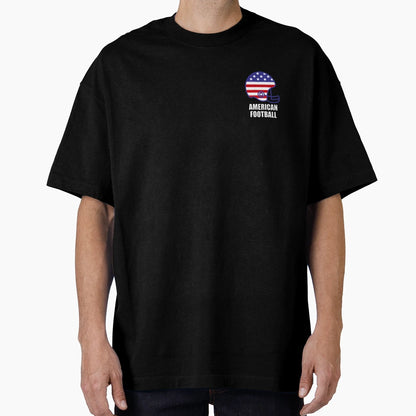 Usa Football Patriot America Flag T-Shirt - Fun Novelty Design Unisex - T-Shirt, Sweatshirt, Hoodie