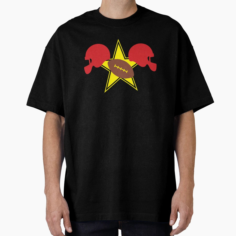American Football Grid Iron Helmets T-Shirt - Custom Art Print for Adults - T-Shirt, Sweatshirt, Hoodie