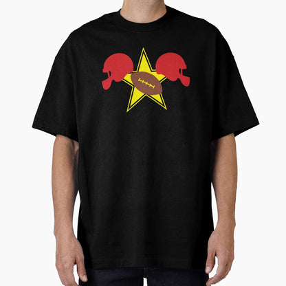 American Football Grid Iron Helmets T-Shirt - Custom Art Print for Adults - T-Shirt, Sweatshirt, Hoodie