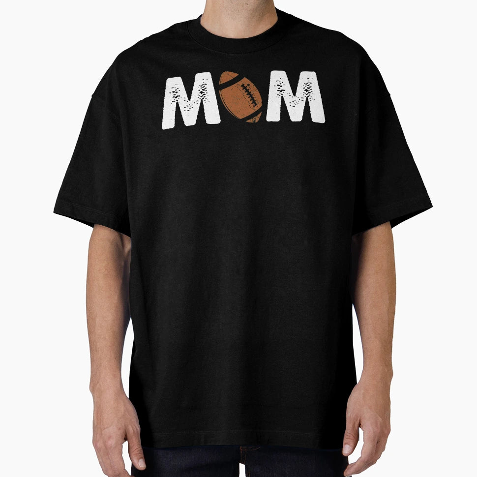 Mom Football American Gift T-Shirt - Custom Art Print for Adults - T-Shirt, Sweatshirt, Hoodie