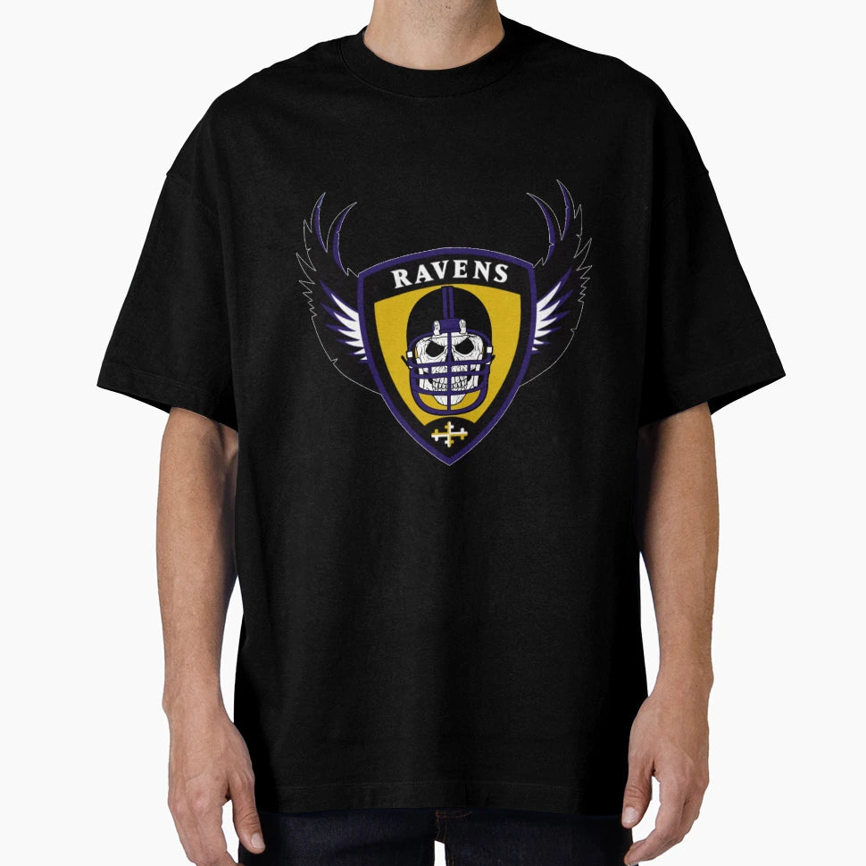 Ravens Skull T-Shirt - Fun Novelty Design Men Women - T-Shirt, Sweatshirt, Hoodie