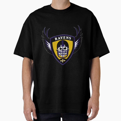 Ravens Skull T-Shirt - Fun Novelty Design Men Women - T-Shirt, Sweatshirt, Hoodie