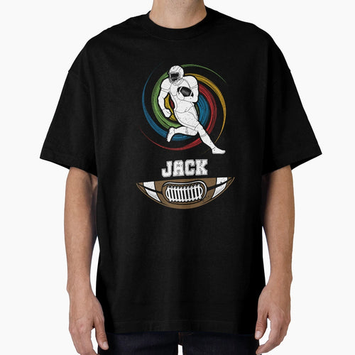 Jack Birthday Football Ball T-Shirt - Fun Novelty Design Unisex - T-Shirt, Sweatshirt, Hoodie