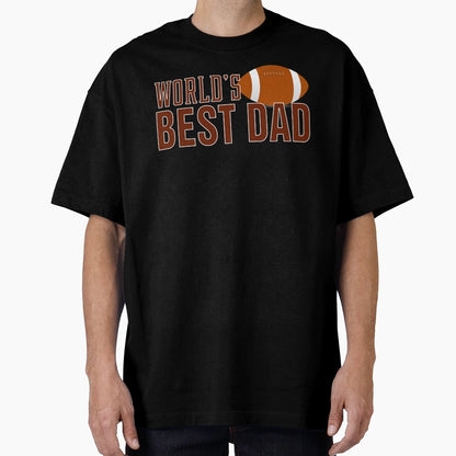 Simple Worlds Best Dad Typography T-Shirt - Minimalist Print Unisex - T-Shirt, Sweatshirt, Hoodie