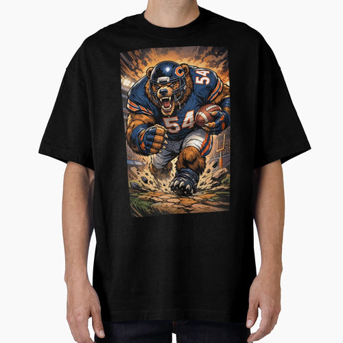 Chicago Football Attack Mode T-Shirt - Novelty Apparel Unisex - T-Shirt, Sweatshirt, Hoodie